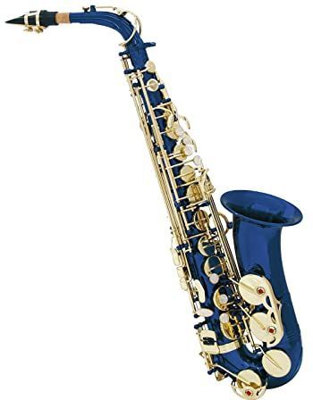 Dimavery 059415 SP-30 Saxofoon EB Altviool Blauw
