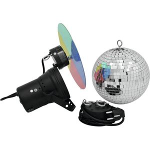 Gouden Discobal Glanzende Verlichte Discobal Op Een Donkere Achtergrond Voor De Affiches Van Ontwerpvliegers En Andere Image82776364