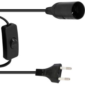 EUROLITE E-14 Socket Stroomkabel - Voedingskabel - , Plug, Switch