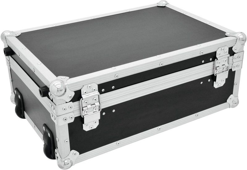 ROADINGER - Trolley-Flightcase - Zwart - Hout/Aluminium - 25 kg Max. Belasting