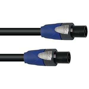 PSSO Speakon luidsprekerkabel 2x4 10m sw | hoogwaardige luidsprekerkabel