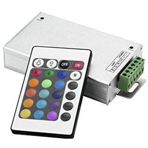 EUROLITE IR-5 afstandsbediening | Bedieningseenheid met IR-afstandsbediening voor RGB-ledstrips 12-24 V