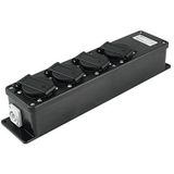 Rigport Baseline - PowerCON-In - PowerCON-Out - 4 x Beschermcontactdoos - 16 A