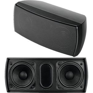 Omnitronic - OD22 - Wandluidspreker - Zwart - 8 Ohm - Ingebouwde Luidsprekers