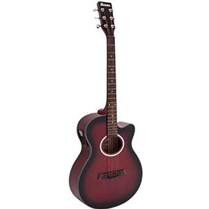 Dimavery - AW-400 - Akoestische Gitaar - Redburst - Western Gitaar