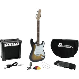 Dimavery EGS-1 - Elektrische GItaar Set - sunburst - Versterker - Stemapparaat - Compleet