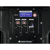 OMNITRONIC XKB-215A – 15″ Actieve Fullrange Speaker – BiAMP – DSP - Limiter - Bluetooth