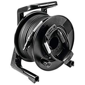 Psso 3030745K kabeltrommel Dmx Xlr, 50 M, 2 x 0,22 mm