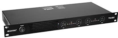 Omnitronic - XDA-1204 - Versterker - Zwart - 4-kanaals Class-D