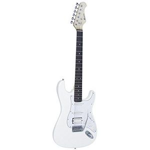 DIMAVERY ST-312 Elektrische gitaar, wit