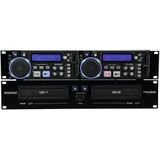 Omnitronic - XCP-2800 - DJ Afspeelapparaat - Zwart - Dubbele CD-Speler