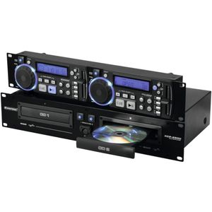 Omnitronic XCP-2800, DJ afspeelapparaat, Zwart