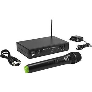 Omnitronic - VHF-101 - Draadloos Microfoonsysteem - Zwart - VHF 207,55 MHz