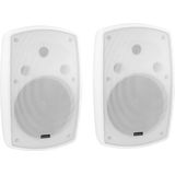 Omnitronic OD-8 Wandluidspreker - PA-luidsprekers - Wit - Actief - 2 weerbestendige luidsprekers