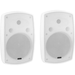 Omnitronic OD-8 Wandluidspreker - PA-luidsprekers - Wit - Actief - 2 weerbestendige luidsprekers