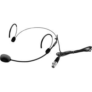 Omnitronic - UHF-300 - Spraakmicrofoon - Zwart - Headset Mini-XLR
