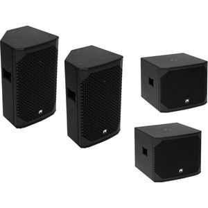 OMNITRONIC - AZX-210 - Passieve Luidspreker - Zwart - 200W RMS met AZX-112 Subwoofer 350W