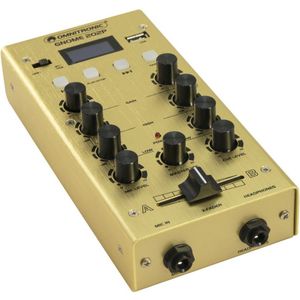 OMNITRONIC Mengpaneel - Audio mixer GNOME-202P Mini Mixer -  gold