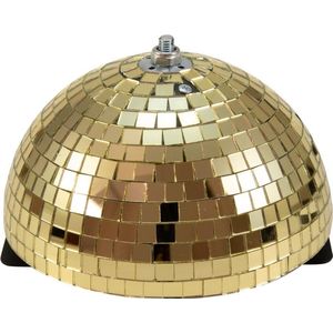 EUROLITE Halve Discobal - Spiegelbol - Discobol 20cm goud met motor