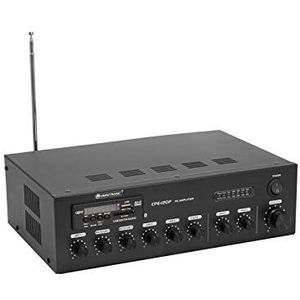 Omnitronic - CPE-120P - Versterker - Zwart - 4-kanaals - 120 W