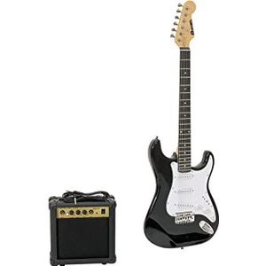 DIMAVERY EGS-1 Electric guitar set, black