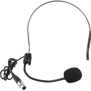 Omnitronic UHF-E serie headset-microfoon zwart, Microfoon