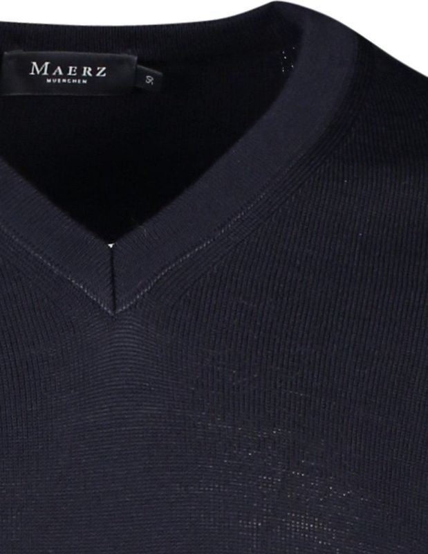 Maerz - Trui - Donkerblauw - Merinowol