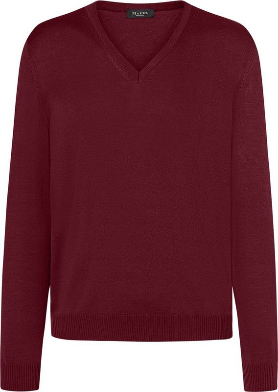 Maerz - Herentrui - Bordeaux - Merinowol - V-hals