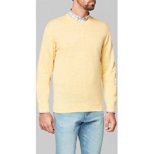 MAERZ Superwash Trui ronde hals Vanille, Effen