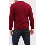 Maerz - Trui - Bordeauxrood - 100% Wol - Wijde Fit