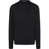 Maerz - Pullover - Zwart - Merinowol