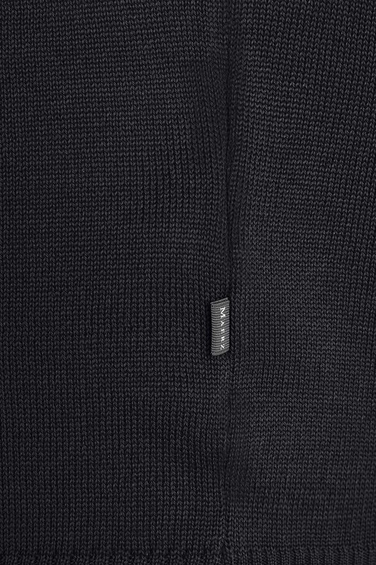 Maerz - Pullover - Zwart - Merinowol