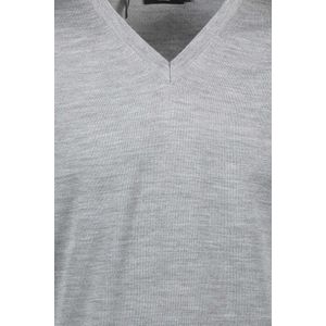 Maerz - Slipover - Grijs Melange - Merinowol - Classic Fit