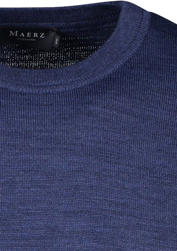 MAERZ Muenchen - Trui - Donkerblauw - Knitwear - Lange Mouw
