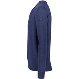 Maerz - V-hals Pullover - Navy - 100% Virgin Merinowol