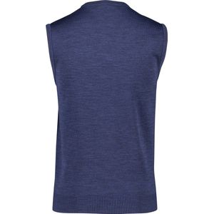 MAERZ Classic Fit heren spencer wol, middenblauw