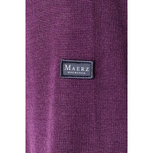 Maerz - V-hals Pullover - Violet - 100% Wol