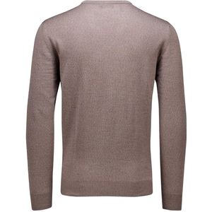 MAERZ Classic Fit heren trui met V-hals wol, beige