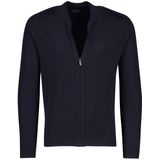 Maerz - Vest - Donkerblauw - Wol - Rits