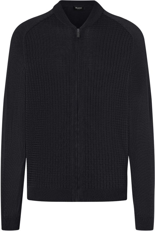 Maerz - Vest - Zwart - Wol