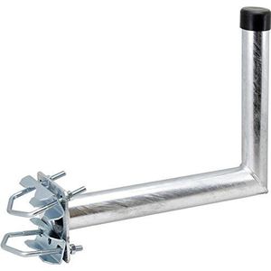 Satix SRH00101 mastuitger staal aan-buishouder voor satellietschotel, 40 cm thermisch verzinkt