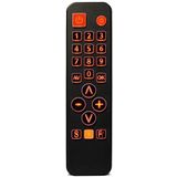 FeinTech - SDF00400 - Universele Afstandsbediening - Zwart - Grote Toetsen