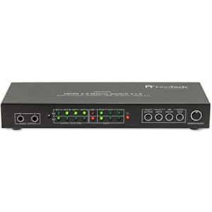 FeinTech VMS02400 HDMI 2.0 matrixschakelaar 2 ingangen 4 uitgangen 4K 60Hz HDR