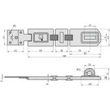 Basi 6901-0195 Sicherheitsüberfalle 195 mm Silber