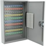 Schlüsselkasten ss 100 pz 2171-0100 Anzahl Haken 100 Grau (Metallgehäuse) - Basi