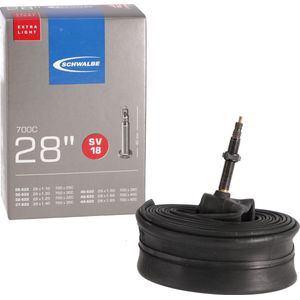 Schwalbe Binnenband - SV18 - Extra Light - 28 inch x 1.10 - 1.65 - Frans Ventiel - 40mm