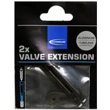 SCHWALBE Tubeless compatible valve extension 65 mm Black