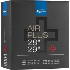 Schwalbe Unisex – slang voor volwassenen SV 19AP Air Plus, zwart, 28 inch