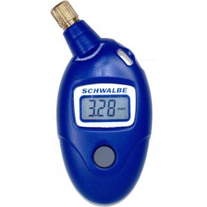 Schwalbe Bandenspanningsmeter - Digitaal - Airmax Pro - Tot 11 bar - Auto- en sclaverandventielen - Blauw