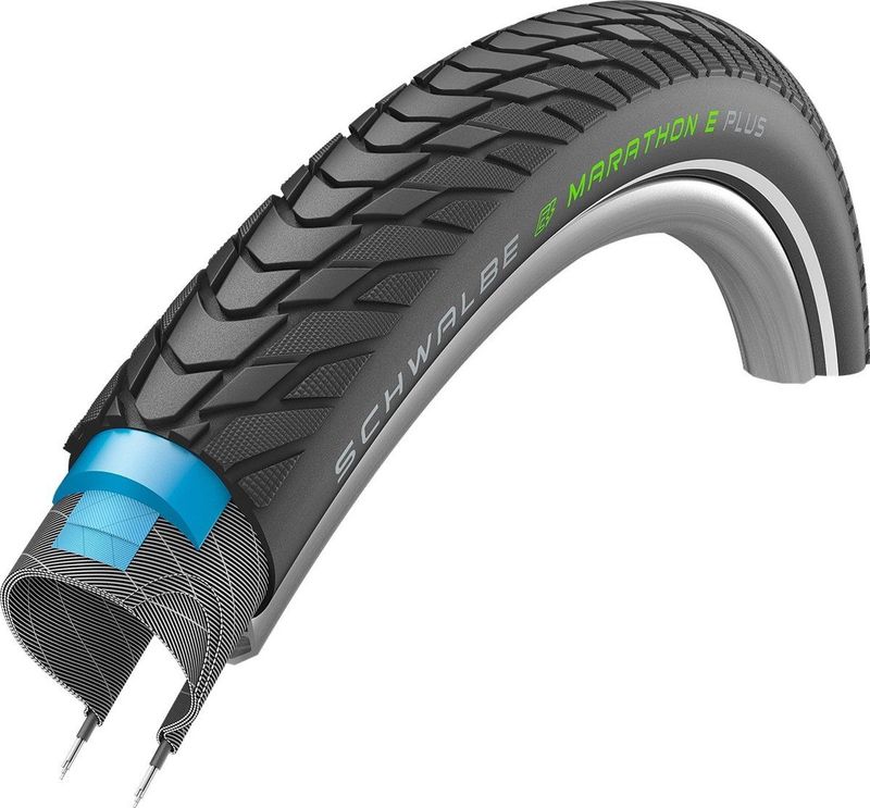 Schwalbe - Marathon E-Plus 27.5x2.00' Reifen black reflex